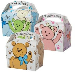 30 x Party Food Box TEDDY BEARS PICNIC