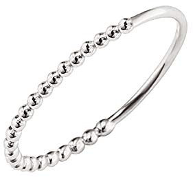 caÏ Damen Ring 925/- Sterling Silber glänzend ohne Stein weiß 135270054