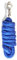 Führstrick mit Panikhaken für Pferd - Anbindestrick in verschiedenen stylischen Designs, Führleine, Anbindeseil Pony, Esel, Ziege (Blau)