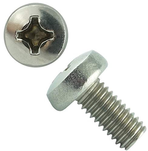 Eisenwaren2000 | M5 x 25 mm Linsenkopfschrauben DIN 7985 H mit Kreuzschlitz (40 Stück) - ISO 7045 Linsenkopf Schrauben PH Phillips - Gewindeschrauben - Edelstahl A2 V2A - rostfrei