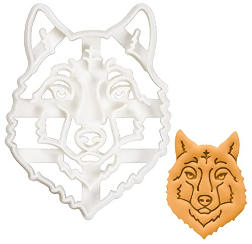 Wolf Gesicht Ausstechform, 1 Teil