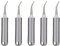 FEITA Replacement Soldering Iron Tip 900M-T-SI Lead Free Conical for Hakko Solder Station 936 852D+ 907 (5Pcs)