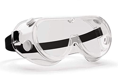 Manissa Gafas de Seguridad, Selladas, Antiniebla (Paquete de 10 Piezas)