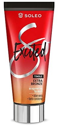 Soleo Excited Strong Tingle Sonnenbank Bräunungsbronzer, 150 ml