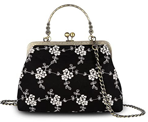 Abuyall Crossbag Totes Bag Satchel Cross Purse Handbags for Women Black