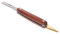 Merkts Coupe-greffe, coupe-greffage pliable en acier inoxydable, outil pour élaguer les semis, manche en palissandre, couteau à greffer à double ouverture, ciseaux de coupe
