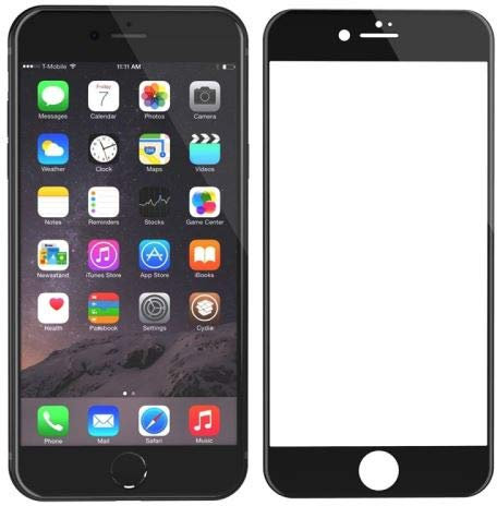 HQ-CLOUD lot de 2 Verres Trempés Pour IPHONE 7 PLUS/ 8PLUS .Film de Protection d'écran Couverture Complète Noir - Anti Rayures - Ultra Résistant Dureté 9H