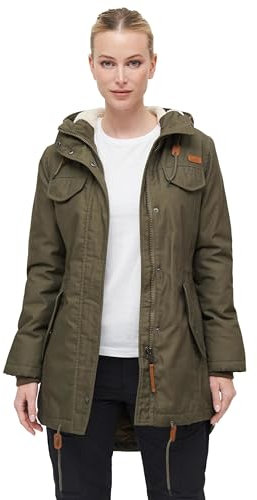 Brandit Women Marsh Lake Parka, Donna, olive, XS