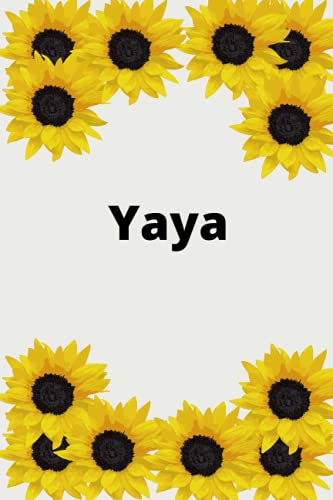 Yaya: Sunflower notebook or journal will be a great gift for a loved one.