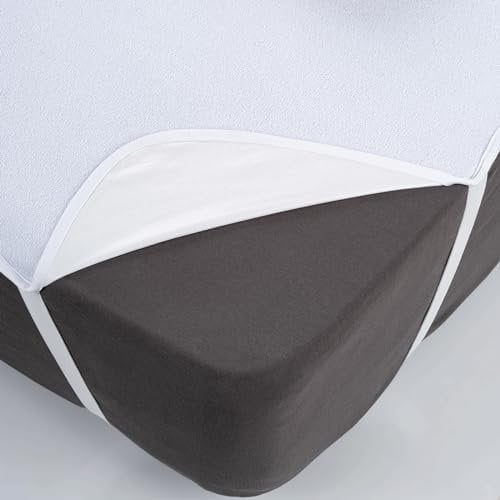Buymax® Matratzenschoner 80x200cm wasserdicht als 2er Set - Oeko-Tex zertifizierte Inkontinenzauflage waschbar Matratzenauflage Matratzenschutz Inkontinenzunterlage Nässeschutz 80x200 cm