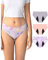 Neione Culotte Menstruelle Flux Moyen Femme Hipster Menstruel en Modal pour Règles Post Accouchement Midi Slip Lot de 3 Fairy XL