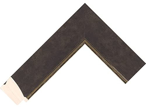 Real Wood, Hand Crafted Frames (Bezel) for the Samsung Frame TV 2021 to 2024 (Cushion Pewter, 32 inch)