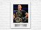 Georges St-Pierre GSP MMA Fighter Champion A4 Autogramm-Passepartout, Geschenk