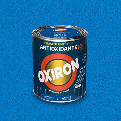Oxiron Esmalte Antioxidante Martelé Azul Oscuro 750 ml