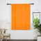 SIMPVALE Tende oscuranti corte a pacchetto con legatura, isolamento termico, con tasca per bastone, per camera da letto, soggiorno, cucina (arancione, 60 x 120 cm)