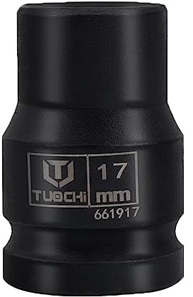 XRMXF Douille à choc 3/4 - Douilles à choc multidents - Écrous enfichables - Douilles 12 pans (17 mm)