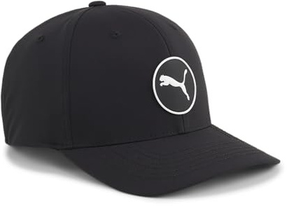 PUMA Herren Circle Cat Tech Golfcap Erwachsener, Black