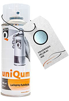 uniQum Autolack Spraydose fürs Auto für VOLKSWAGEN HELLBLAU M5Z Autolack Reparatur 400 ml