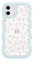 ZCDAYE Floral Case Compatible with iPhone 11, Aesthetic Flower Pattern & Cute Curly Wavy Shape Phone Case for Women Girls,Soft TPU Shockproof Cover for iPhone 11 (6.1 inch), Light Blue