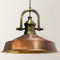 bamyum Asletl-Marine Hängelampe Industrial Vintage Ø41 cm, Küchenlampe Hängend Vintage, Pendelleuchte Esstisch Vintage, Hängelampe Esstisch, Wohnzimmerlampe, Pendelleuchte Kupferfarbe, Küchenlampe