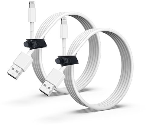 GRODOE USB A Lightning Kabel 1M, Schnellladekabel 2-Pack für iPhone 14 13 12 Pro Max