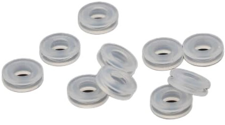 Myazs 10 x Ohrring Kissen Komfort Pads für Clip On Ohrringe Anti Schmerzen Silikon Ohrring Kissen Silikon Ohrring Zubehör DIY Malen nach Zahlen für Erwachsene Strand