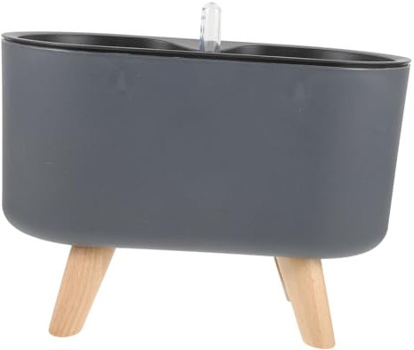 SUPVOX Pot De Fleurs Intelligent À Arrosage Automatique Dispositif Darrosage Automatique Facile Dentretien Jardinière en Plastique Indicateur De Niveau Deau