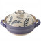 Casserole en céramique, pot en argile japonais, pot de riz en pierre Donabe avec couvercle, marmite en terre, cocotte en céramique, ustensiles de cuisine sains, poêle à soupe, marmite chaud