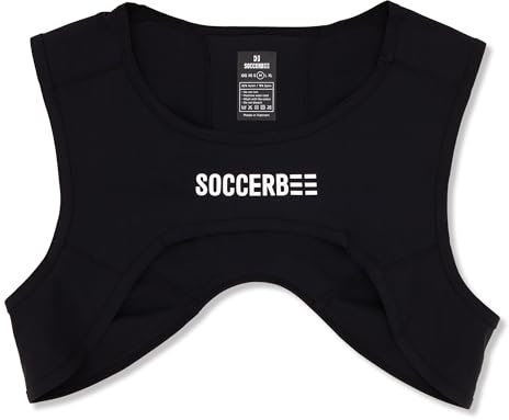 SOCCERBEE X-Vest - Chest-Open GPS Tracker Vest for Outdoor Team Sports Athletes such as Football, Rugby, Hockey and Lacrosse (Extra Small)