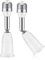 Viitech E27 Lampen Verlängerung, 9.5CM Einstellbarer Extender Verlängerung Adapter E27 auf E27 für Glühbirne LED Halogen und CFL Lampen, 180° Biegbar, 360° Drehbar (2er Pack)