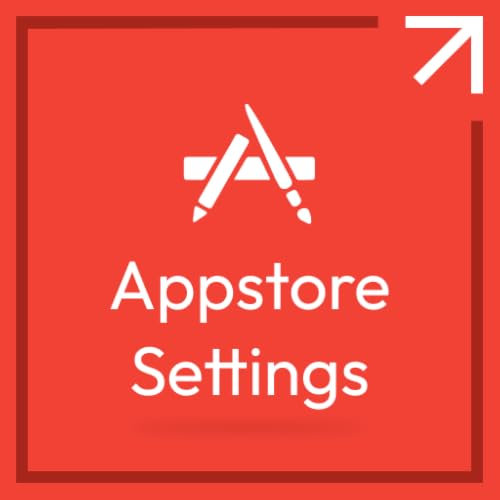 Appstore Settings - Quick Access App store Settings Screen on Fire TV