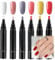 6pcs One Step Gel Nail Polish Pens, Nail Varnish Pens Painting Accessories