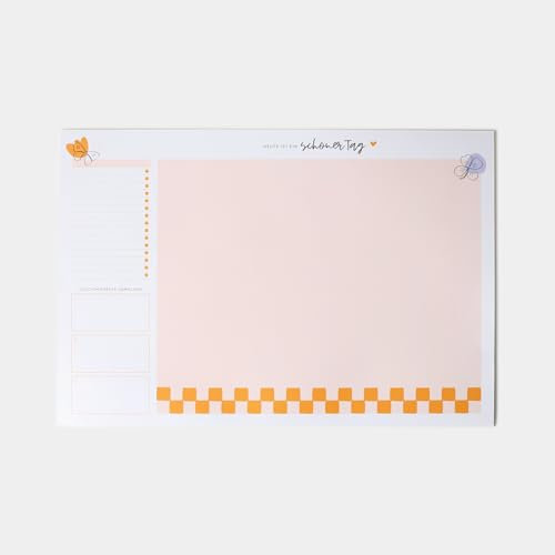 Odernichtoderdoch® Schreibtischunterlage 'Schöner Tag' - kreativer Schreibtischplaner für Deine täglichen Glücksmomente, 30 Blatt, 46,5 x 32,0 cm