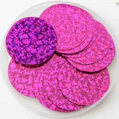 CNDBAHHE Paillettes, Paillettes per Cucire, 40 Paillettes Rotonde Grandi da 30 mm in PVC, Paillettes Piatte olografiche, Paillettes Fai da Te for Cucito, for Matrimoni, Artigianato, Stoffa(Rose)