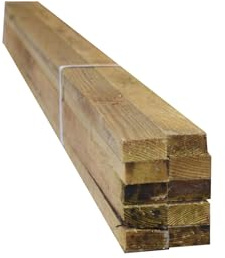 Snowdon Timber, Treated Reject 2x1 Batten, 10 Pack, (L) 3.0m x (W) 38mm x (T) 19mm, Outdoor and Garden Framing Battens