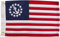 TaylorMade Products US Yacht Ensign genäht Boot Flagge, Mehrfarbig