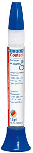 WEICON 12550012 Contact VA 2500 HT - Colla cianacrilato per gomma e plastica, 12 g, opaco