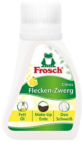 Frosch Citrus Fleck-Entferner, kraftvoller Fleckentferner mit Schwamm, 75 ml, 1er Pack (1 x 75 ml)