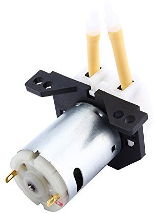 Yosoo DC 12v D4 Lab Dosificación Bomba Peristáltica Agua de la Cabeza Químico Líquido 19~100 ml/min para Aquarium Lab Agua Analítica (D4 3 * 5)