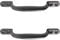 2X Black Cast Iron 6/150mm Hot Bed Handles Door/Shed/Garden Gate D Pull Handles