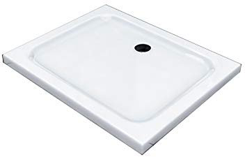 Glaszentrum Hagen - 90x75x5cm - Duschtasse - Duschwanne - Extra Flach - Extra Verstärkt - Sanitäracryl - incl. Siphon