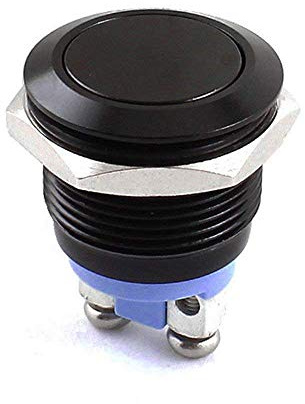 Gasea 19mm Metal Momentary Push Button Switch Waterproof Button | Waterproof Car Switch Start Button Round Push Button Switch 3/4 Mounting Hole