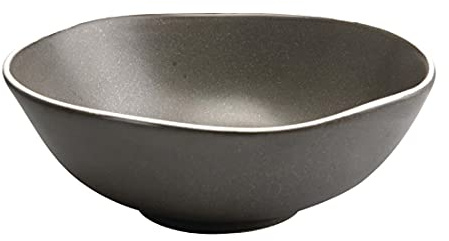 Olympia Chia Schalen in Anthrazit – Porzellan – 210 mm – 1250 ml – 6 Stück