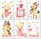 LALELU-Prints Bilder Kinderzimmer Poster Babyzimmer Deko Mädchen Jungen Kinderbilder Set Kinderzimmerbilder (Prinzessin 6er Set)