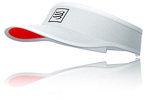 COMPRESSPORT Unisex Visor Visier, Weiß, Einheitsgröße