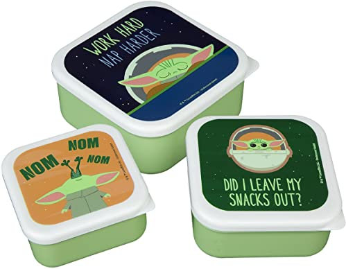 Star Wars The Mandalorian Grogu - Fiambrera unisex, multicolor