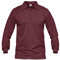 MAGCOMSEN Long Sleeve Polo Shirts for Men Quick Dry Lightweight Button Down T-Shirt Casual Gofl Work Tops with Pocket Wine Red