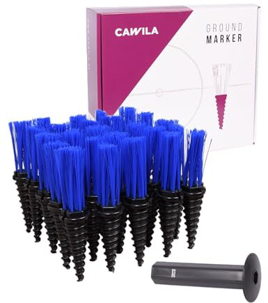 Cawila Einmesshilfe Pitch 25er Set, Markierungshilfe für Fußballplätze