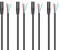 RIIEYOCA Reemplazo de conector hembra de 3,5 mm para cable desnudo abierto, cable de audio estéreo de 4 polos TRRS de 1/8 para cable de reparación de micrófono de auriculares, 1M (4 piezas)