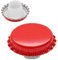 Emporio enologico vesuviano Tapón corona gigante 29 mm cubo largo paquete 100 unidades (rojo)